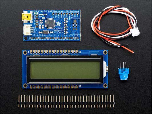 ADF LCD+SERIAL B/PACK KIT BK/RGB - Displays -