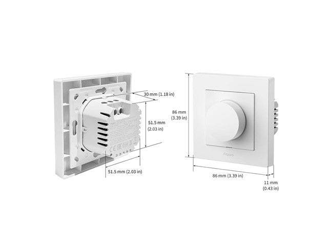 AQARA DIMMER SWITCH H2 EU - W - Home Automation - 6975833357246