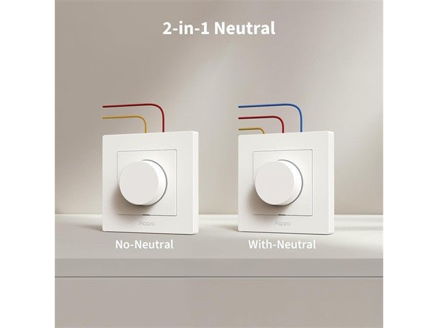AQARA DIMMER SWITCH H2 EU - W - Home Automation - 6975833357246
