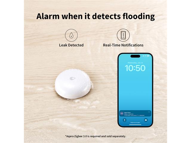 AQARA WATER LEAK SENSOR T1 - Home Automation - 6975833352142