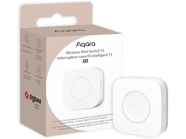 AQARA WIRELESS MINI SWITCH T1 - Home Automation - 6975833352166