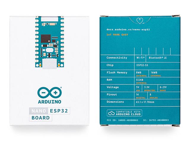 ARDUINO ESP32 NANO ORIGINAL - ESP8266 & ESP32 Modules - 