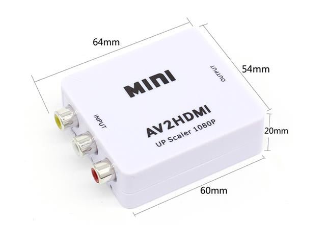 AV-HDMI CONVERTER MINI 1080P - HDMI / VGA / AV Converters -