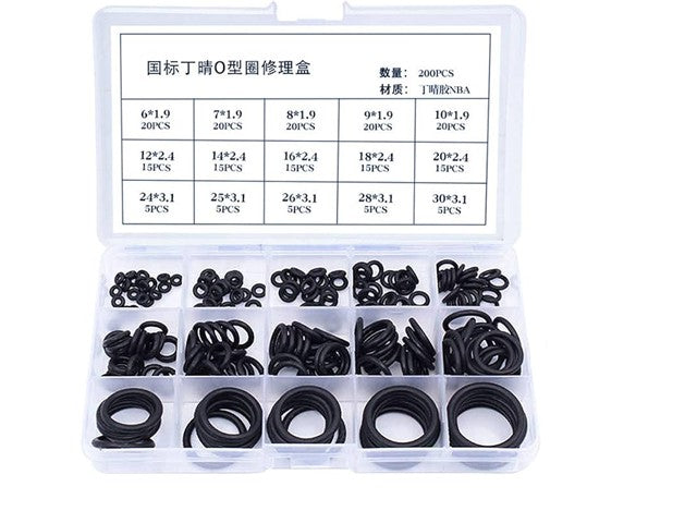 HKD 200PC O RING KIT 15 SIZES