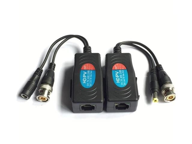 BALUN 1CH 8MP TXRX BNC-RJ45 - CCTV Products & Accessories -