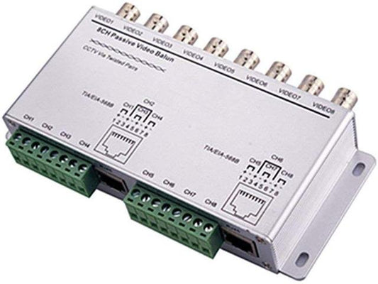 BALUN 8CH 8,0MP P - TXRX BNC PAIR - CCTV Products & Accessories - 