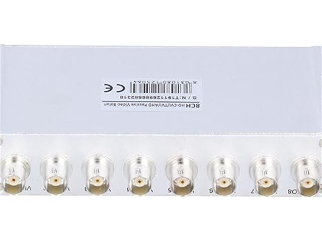 BDD BALUN 8CH 8MP P - TXRX BNC PR - 