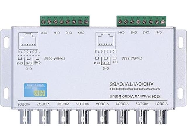 BDD BALUN 8CH 8MP P - TXRX BNC PR - 