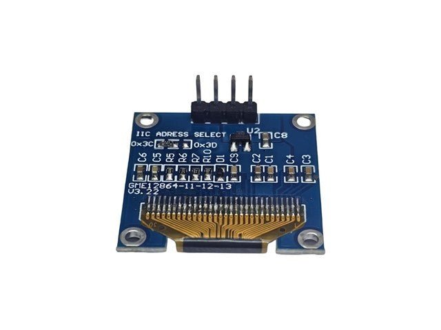 BDD I2C 0.96IN OLED 128X64 - WHITE - Displays - HKD I2C 0.96IN OLED 128X64-WHITE