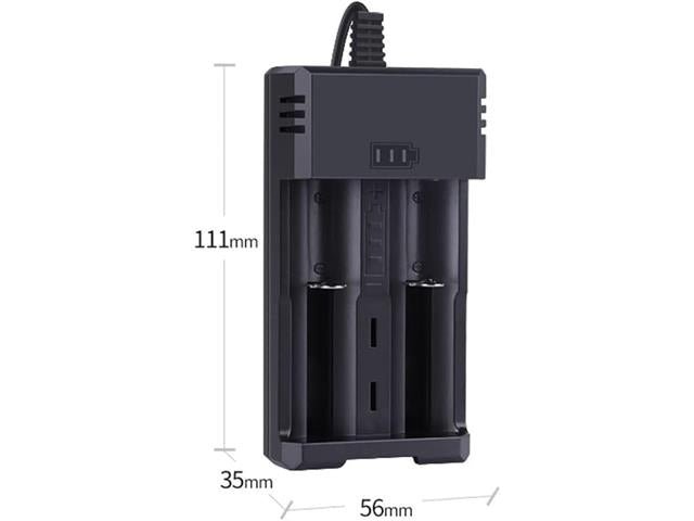 BDD LITH CHARGER - 2X LC18650 AC - Battery Accessories - 