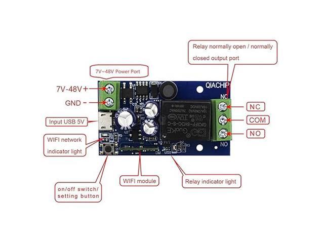 BDD SONOFF 1 CH WIFI W/L RELAY - Power, Battery & Solar -
