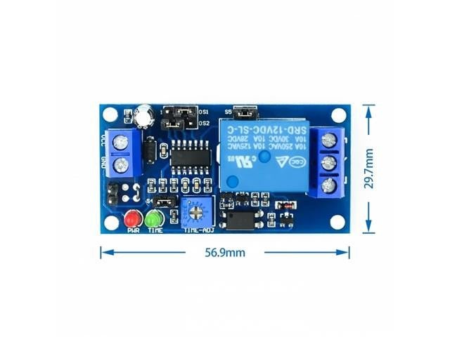 BDD TIMER RELAY BOARD 12V 1S - 1HR - Power, Battery & Solar - 