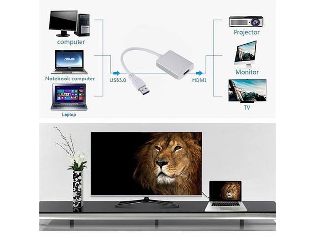 BDD USB3.0 - M TO HDMI - F CONVERTER - USB Hubs, Adaptors, & Extenders - 