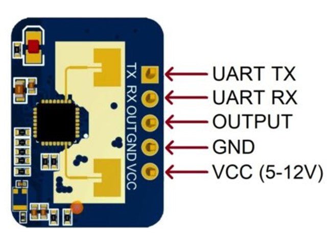 BMT LD2410C 24GHZ RADAR SENSOR - Sensors - 