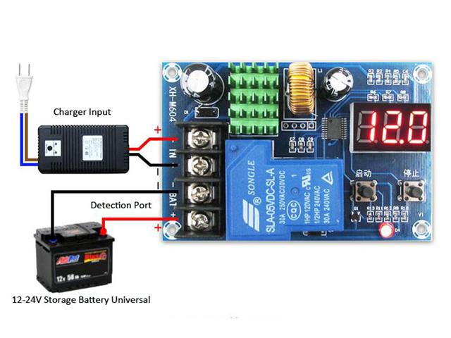 BMT XH - M604 DIGI BATT CONT 6 - 60V - Power, Battery & Solar - 