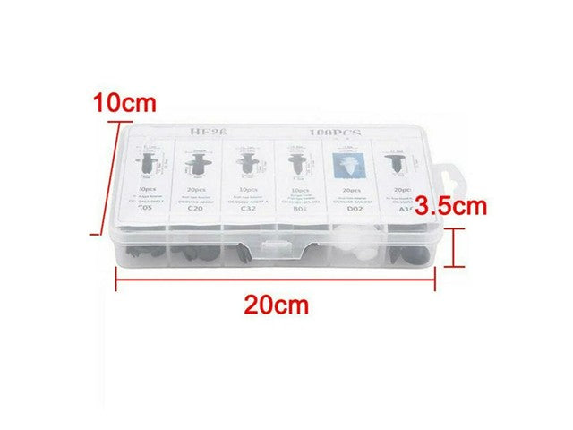 HKD 100PC CAR PANEL FIX KIT
