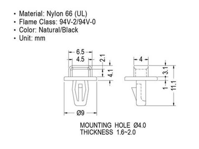 CCMT-2 - Cable Fasteners & Fixings -
