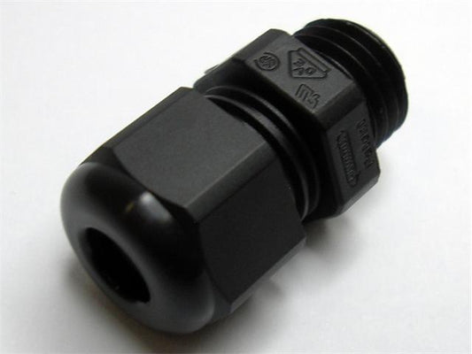CGP-M12X1,5-01-BK - Cable Glands, Strain Relief & Grommets -