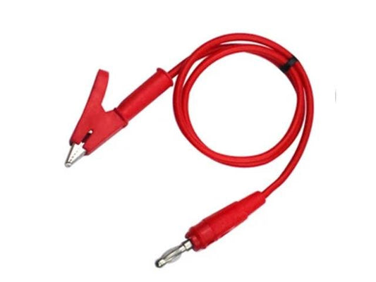 CMU 1M SILICONE CROC - BANANA RED - Test Leads & Probes - 