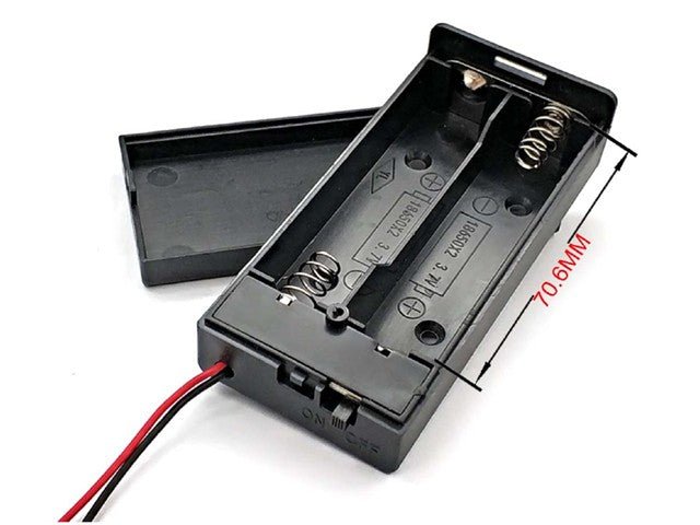 CMU 2X18650 BAT HOLD WITH SWITCH - Battery Accessories - 