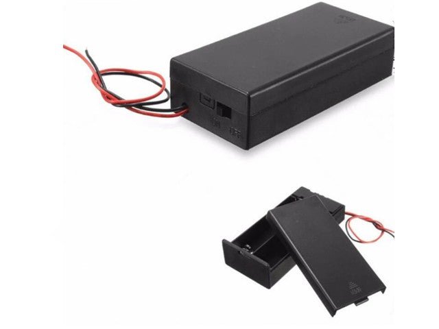 CMU 2X18650 BAT HOLD WITH SWITCH - Battery Accessories - 