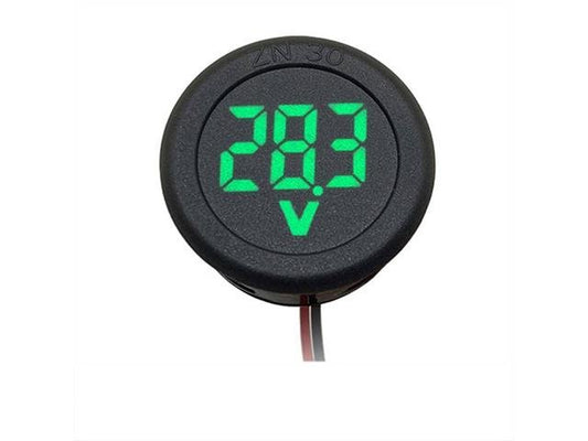 CMU 34MM RD DC DIG PANEL MET GRN - Panel Meters -