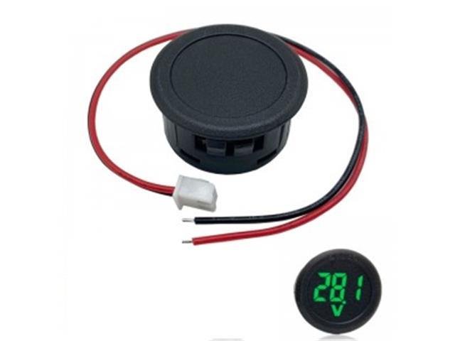 CMU 34MM RD DC DIG PANEL MET GRN - Panel Meters -