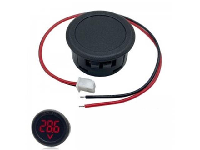 CMU 34MM RD DC DIG PANEL MET RED - Panel Meters -