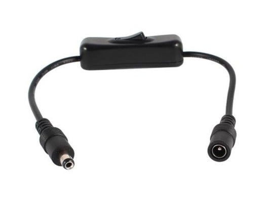 CMU DC M/F CABLE WITH SWITCH BK - IoT Cables - 