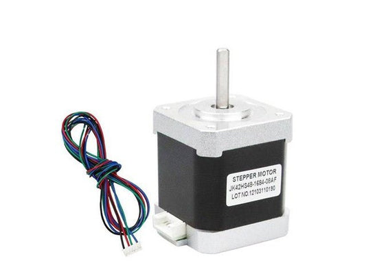 CMU SHAFT REV STEP MOTOR NEMA 17 - Motors, Motor Drivers & Controllers - 