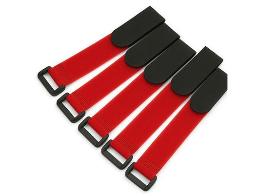 CMU VELCRO STRAP 30X2CM RED 5/PK - Adhesives, Sealants & Tapes - 