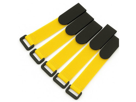 CMU VELCRO STRAP 30X2CM YEL 5/PK - Adhesives, Sealants & Tapes - 