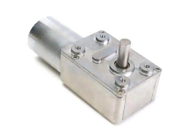 CMU WORM GEAR MOTOR 12V 6RPM - Motors, Motor Drivers & Controllers - 