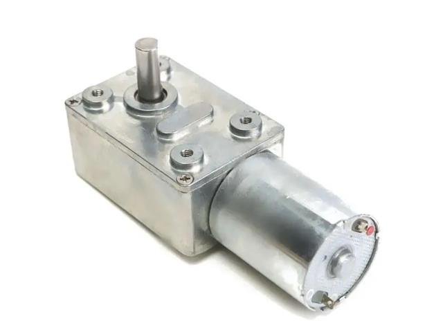 CMU WORM GEAR MOTOR 12V 90RPM - Motors, Motor Drivers & Controllers - BDD WORM GEAR MOTOR 12V 90RPM