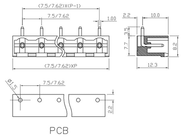 CPM7,5 - 2SQE - PCB Connectors - 