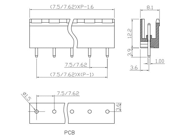 CPM7,5 - 4E - PCB Connectors - 