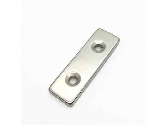 MGT MAGNET 50X20X10+5MM CS HOLES