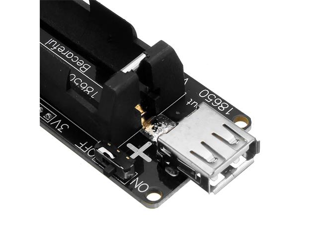 HKD 1X18650 BATT HOLD/CHRG+CABLE