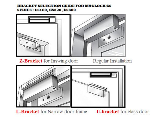 MAG LOCK CS320 U-BRACKET