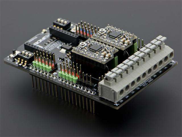 DFR DUAL STEPPER MOTOR SHIELD - Breakout boards / Shields / Modules -