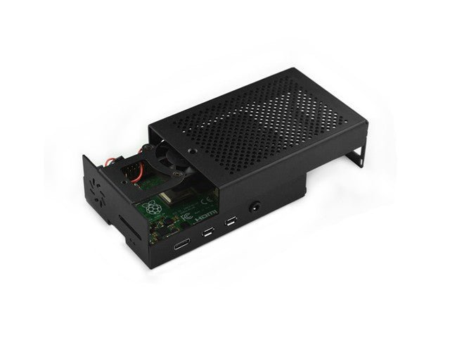 DFR RASPBERRY PI 4B MTL ENCL+FAN - Internet of things (IoT) Enclosures - 