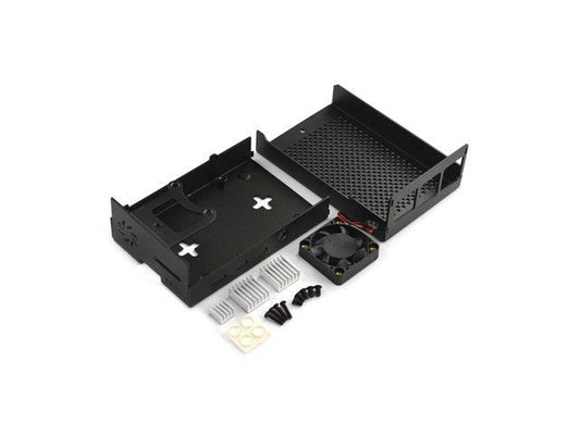 DFR RASPBERRY PI 4B MTL ENCL+FAN - Internet of things (IoT) Enclosures - 