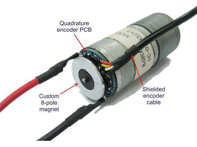 DGU WILD THUMPER MOTOR 75:1+ENCO - Motors, Motor Drivers & Controllers -