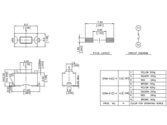 DTSM31N - Switches -