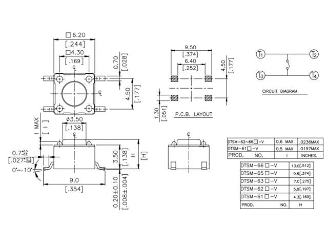 DTSM63R - Switches - 