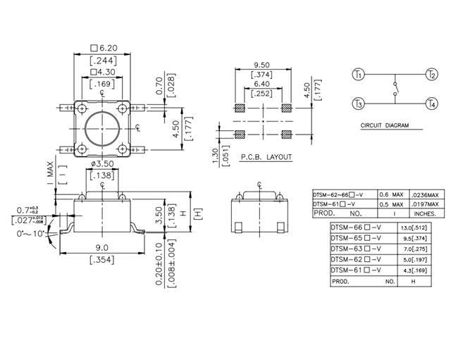DTSM66R - Switches -