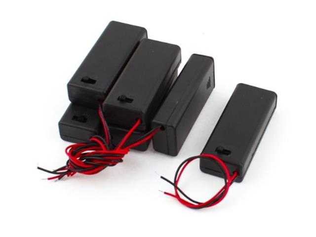 2XAA BATTERY HOLDER WITH SWITCH