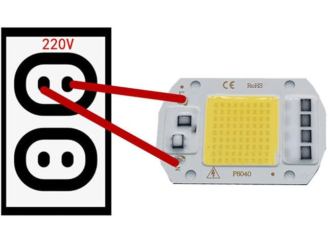 HKD 220VAC LED  WARM WHITE 50W