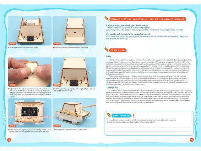 EDU - TOY ELECTRIC TANK - Educational Kits - 