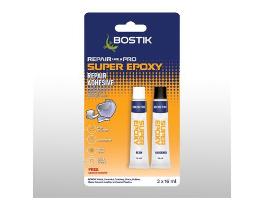 EPOXY CLEAR 16MLX2 - Adhesives, Sealants & Tapes - 6001364108009